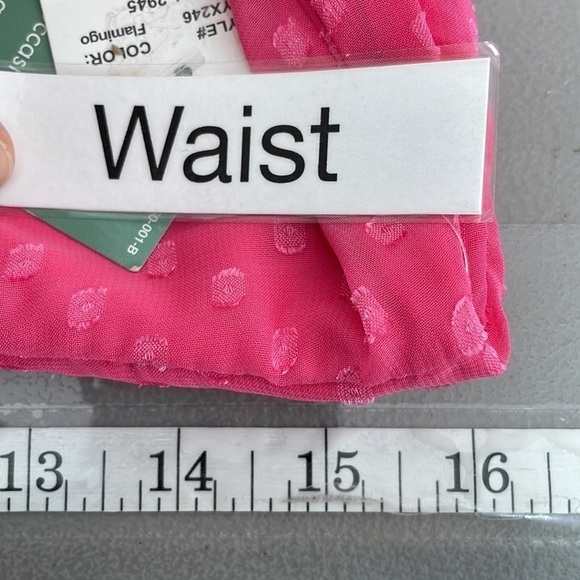 B. Smart Dress NWT Sleeveless Ruffles Knee Length Pink Junior 15 - Picture 15 of 16